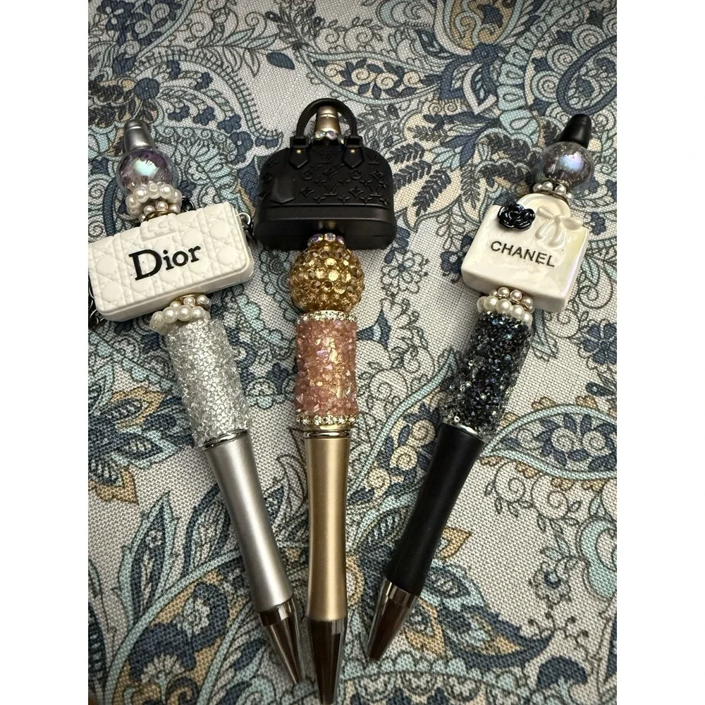 Bougie Pens Designer Luxury Inspired Gift Basket, Stocking Filler, Party,Journal